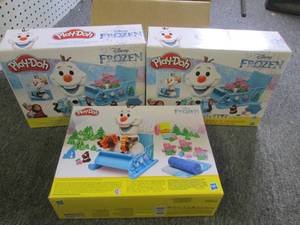 3 Disney Frozen Play Doh Sets