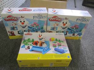 3 Disney Frozen Play Doh Sets