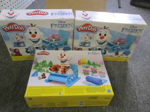 3 Disney Frozen Play Doh Sets