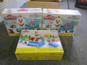 3 Disney Frozen Play Doh Sets