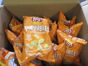 case of 12 5 oz bags of lays poppa...