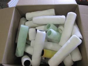 box of 70 of a variety of paint rol...