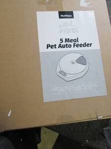 5 meal auto pet feeder ...