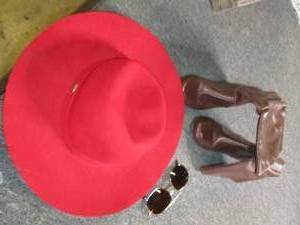 new womens size 7.5 boots , red wom...