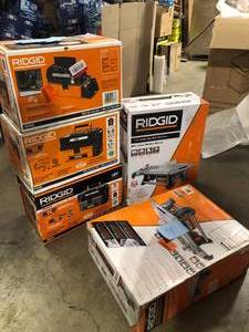 lot 4 image: Lot of Ridgid Tools various types models and conditions customer returns review pictures