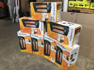 lot 19 image: Lot of Comfort Zone Heaters open box review pictures