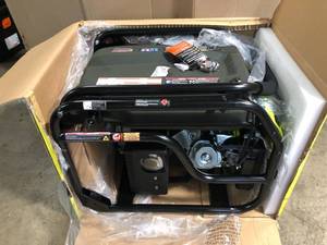 lot 24 image: Ryobi 6500-Watt CARB Compliant Recoil Start Gasoline Powered Portable Generator with CO Shutdown Sensor customer return see pictures