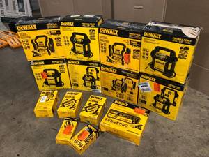 lot 29 image: Lot of assorted Dewalt Power stations and Chargers customer returns various models and conditions see pictures