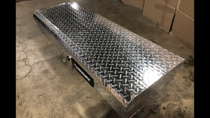 lot 33 image: Husky 46.8 in. Aluminum Lo-Side Side Mount Truck Tool Box