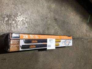 lot 72 image: IDEAL SECURITY (Brand Rating 4.35) 180 lbs. Gold or Orange Garage Door Extension Spring with Safety Cables (2-Pack) open box customer return
