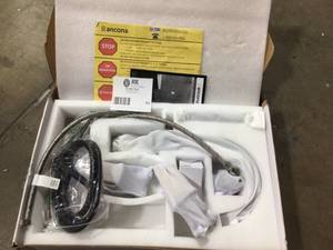 lot 84 image: Ancona (Brand Rating 3.75) Prima 4 Bathroom 2-Handle Roman Tub Faucet in Black Matte open box review pictures