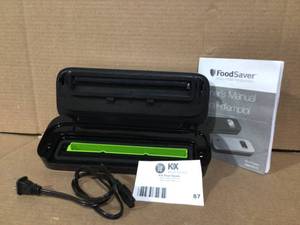 lot 87 image: FoodSaver  vaccumm sealing system customer return see pictures
