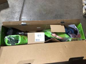 lot 92 image: Greenworks PRO 16 in. 60V Battery Cordless String Trimmer with 2.5 Ah Battery and Charger see pictures