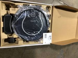 lot 95 image: Shark ION Robot Vacuum Cleaner, Multi-Surface Cleaning, Works with Alexa, and Wi-Fi Connected open box customer return see pictures