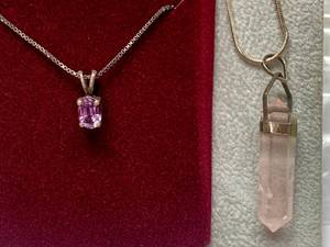 Jewelry 925 Italy Crystal purple stone