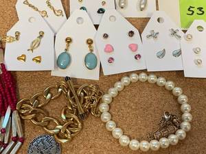 Jewelry Mix Earrings, Bracelets