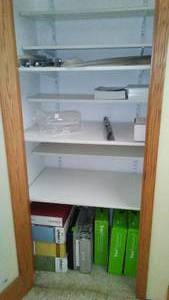 lot 9 image: Adjustable Shelving Includes Contents.