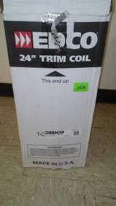 lot 20 image: Edco 24 In. Trim Coil. Smooth And Textured Gray.