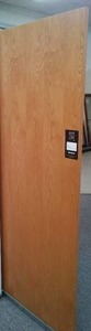 lot 32 image: Bayer Flat Oak Interior Door.