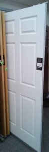 lot 39 image: Bayer 6 Panel White Interior Door.