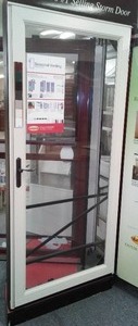 lot 69 image: 36 in. Larson Storm Door.