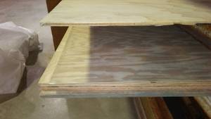 lot 543 image: (5) Sheets 4x8 1132 Inch 3 Ply Plywood