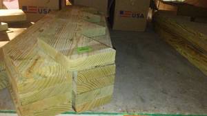 lot 561 image: (11) 4 Step Stair Stringers IndoorOutdoor