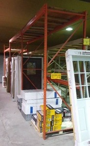 lot 587 image: Orange 10-Foot-Tall Racking (3)