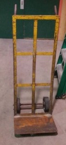 lot 589 image: Heavy Duty Hand Truck, 2-Wheel Cart
