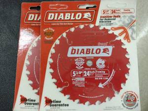 lot 97 image: Diablo 5 38 in. Framing Saw Blade. (2)