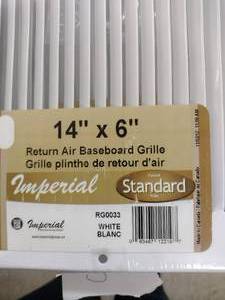 lot 117 image: Imperial Baseboard Grille 14 x 6 in. (5).