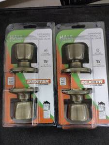lot 156 image: Dexter Schlage Hall and Closet (2). Door Knobs