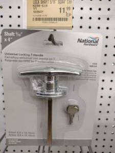 lot 158 image: Universal Locking T Handle (3).