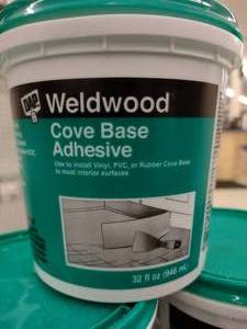 lot 207 image: Weldwood Cove Base Adhesive (5)