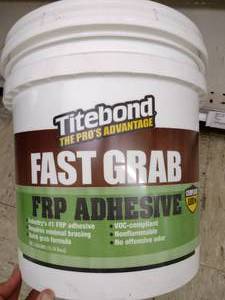 lot 211 image: Titebond FRP Adhesive. 4 gallon