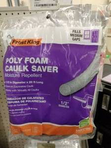 lot 236 image: Frost King Poly foam Caulk Saver (12)