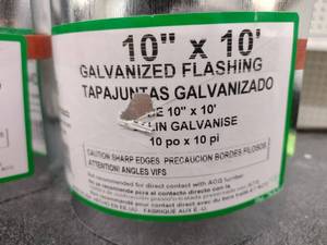 lot 277 image: Galvanized Flashing 10 in. x 10 ft. (2).