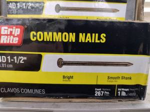 lot 296 image: Grip Rite Common Nails (11)