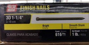 lot 298 image: Grip Rite Finish Nails (13)