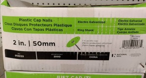lot 302 image: Stinger Plastic Cap Nails (2)