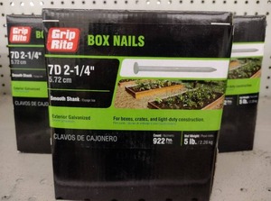 lot 307 image: Grip Rite Box Nails (3)