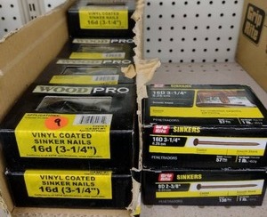 lot 317 image: Woodpro and Grip Rite Sinker Nails (11)