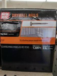 lot 321 image: Grip Rite Drywall Nails (7) 35 pounds