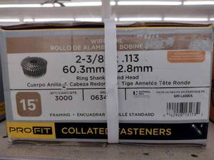 lot 326 image: Profit Collated Fasteners 2-38 x 113. 3000