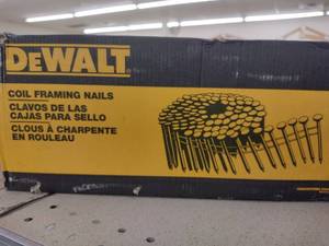 lot 329 image: DeWalt Coil Framing Nails, 2  x .099. 2700