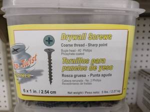 lot 350 image: Pro-Twist Drywall Screws (3).