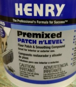 lot 386 image: Henry Premix Floor Patching Compound (3)