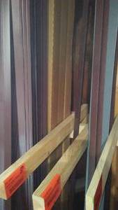 lot 640 image: Brown Metal F Channel