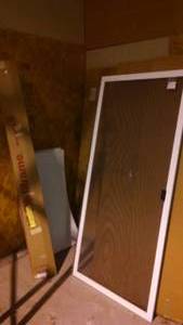 lot 655 image: Misc. Glass Panel, Screen, and more.