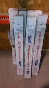 lot 657 image: AFCO Aluminum Baluster Kits  (7) Over $350 value.